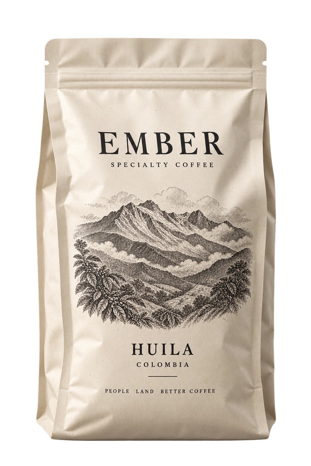 Ember Huila sample coffee bag